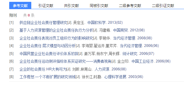 毕业论文参考文献的格式